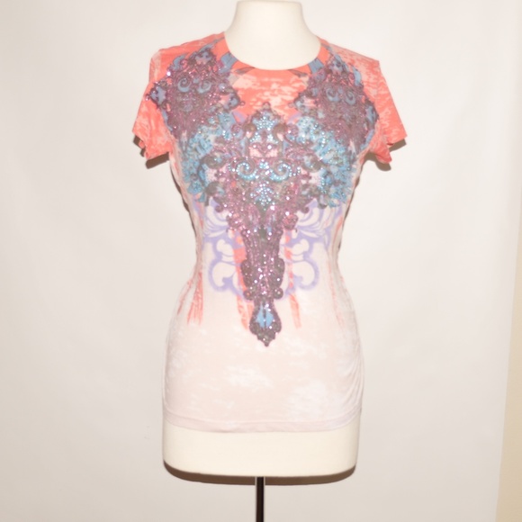 Angels & Diamonds L Soft Tee Short Sleeve 2269 - Picture 1 of 7